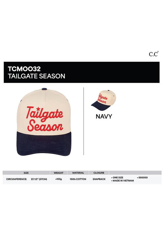 TAILGATE SEASON Embroidered Trucker Cap Kansas City Chiefs Football