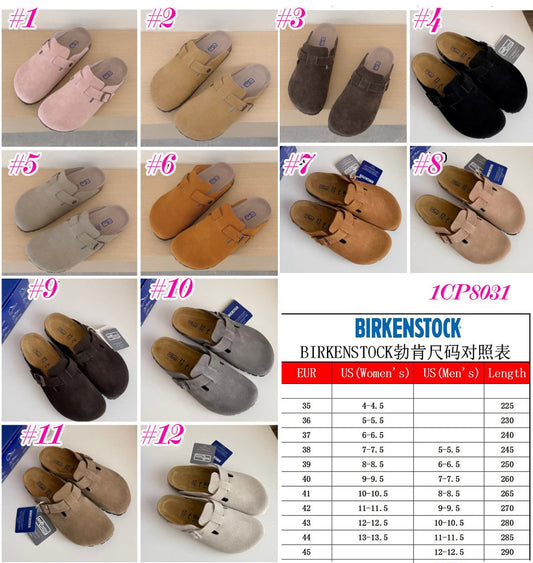 Women's & Men's Leather Birkenstock Clogs Slippers High Quality Dupes