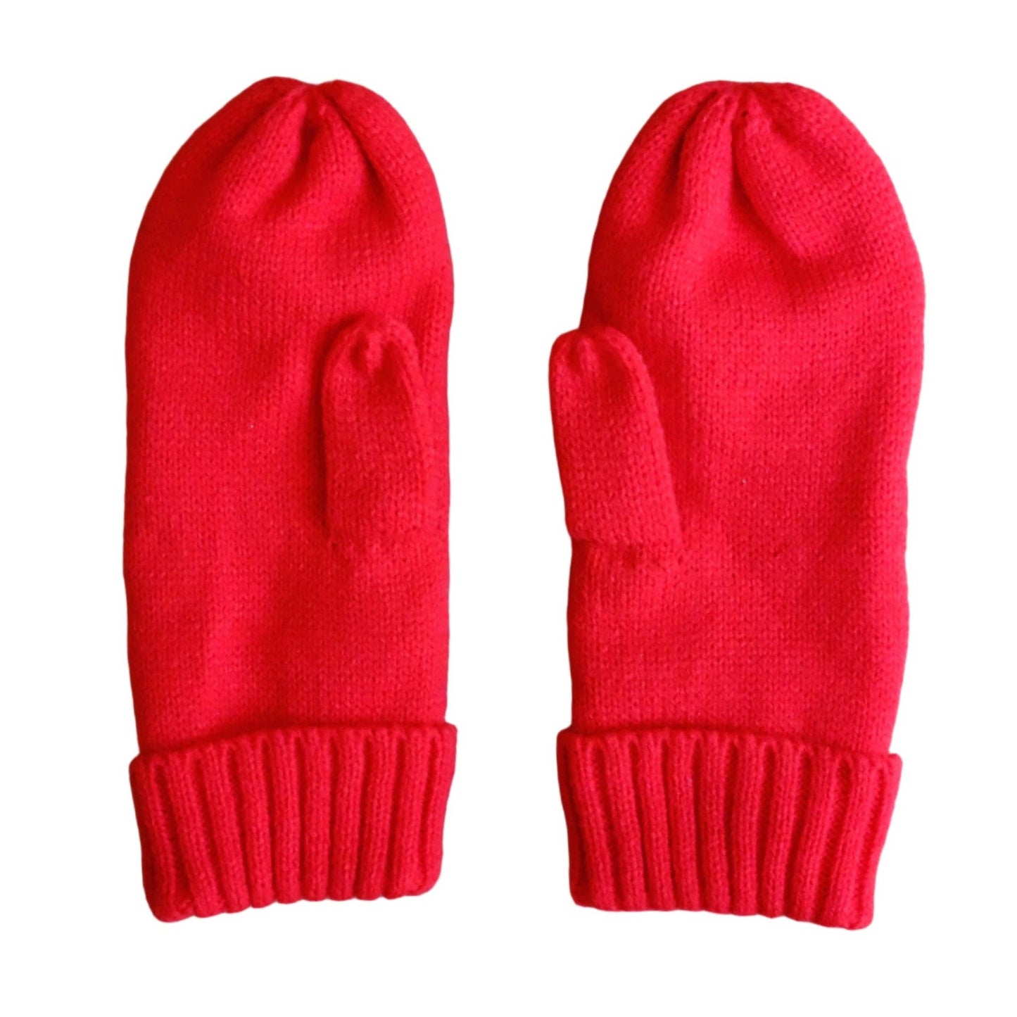 Kansas City Chiefs Football Knit Mittens Red KC Chiefs Gloves