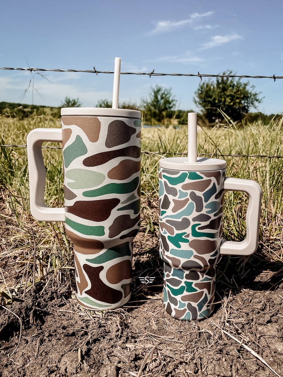 Trending Duck Camo 40oz Insulated Tumbler Cup Camoflauge Lid & Straw