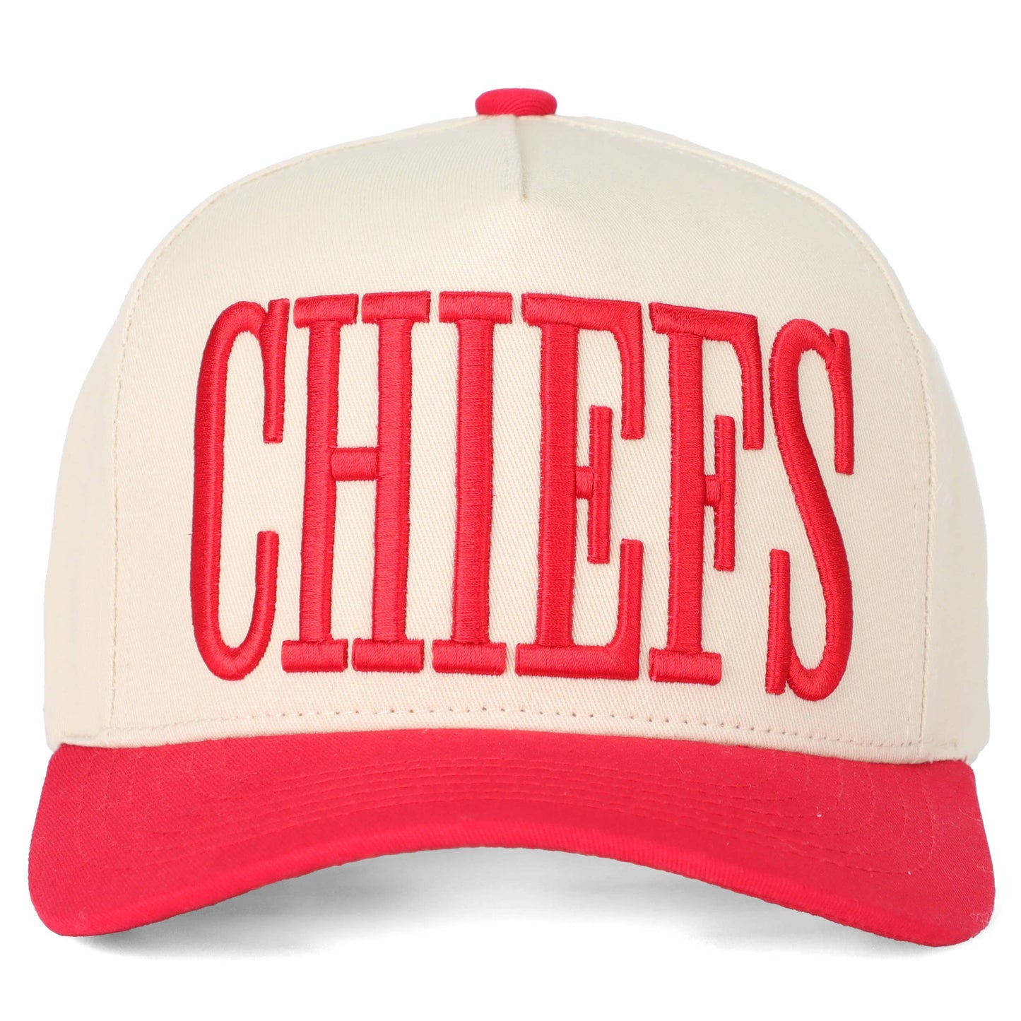 KC CHIEFS Letter Embroidered Snapback Trucker Hat Cap Kansas City Chiefs Football