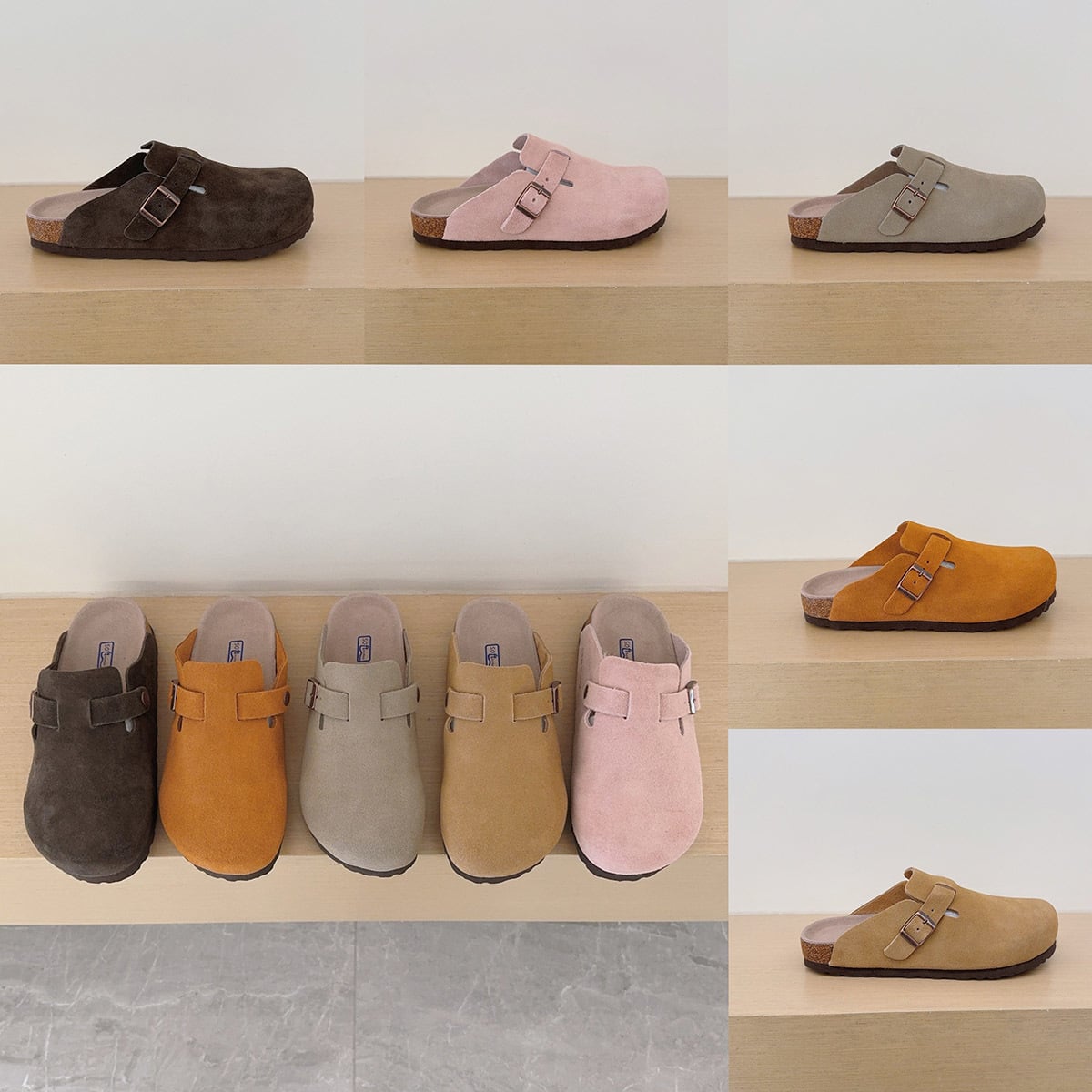 Women's & Men's Leather Birkenstock Clogs Slippers High Quality Dupes