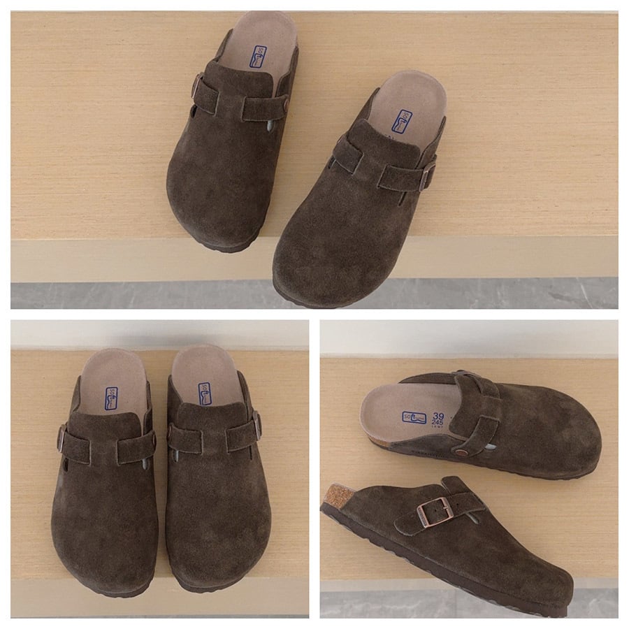 Women's & Men's Leather Birkenstock Clogs Slippers High Quality Dupes