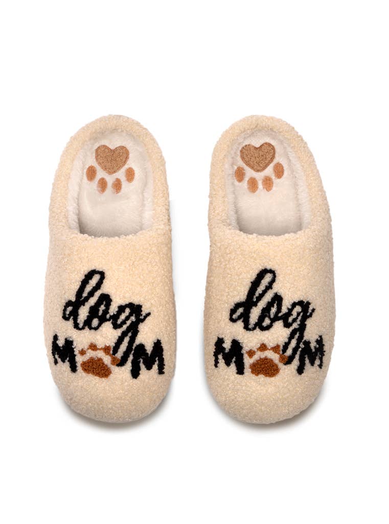 Dog Fur Mom Cozy Lounge Slippers