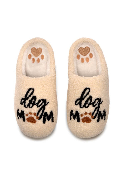 Dog Fur Mom Cozy Lounge Slippers