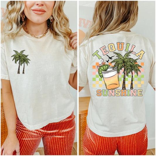 Comfort Colors Tequila Sunshine Summer Graphic Tee