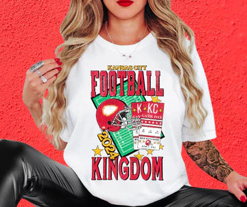 Comfort Colors Brand Kansas City Chiefs Football 2024 Graphic T-Shirt