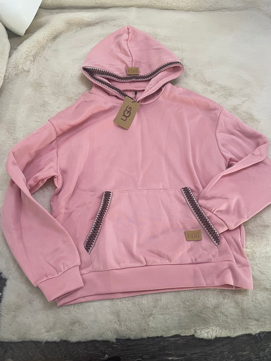 Women's U** Fleece Hoodie Sweatshirt Front Pocket