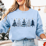 Hoilday Christmas Tree Graphic Crewneck Sweatshirt